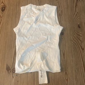 Madewell Crewneck Thong Bodysuit in Sleekhold